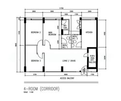 Blk 554 Woodlands Drive 53 (Woodlands), HDB 4 Rooms #591080031